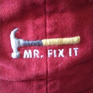 Wembley, Mr. Fix It Hat, Red, OS NWOT
